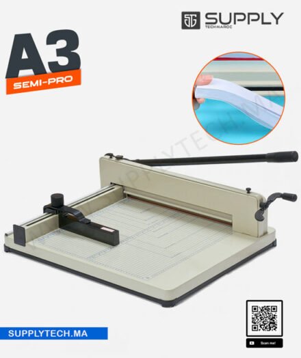 Massicot Manuel Semi-Professionnel Format A3-Jusqu'à 400 feuilles (70 g/m²)