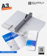 Raineuse plieuse de Papier Manuelle avec 2 Blocs Ajustables et Règle de Positionnement