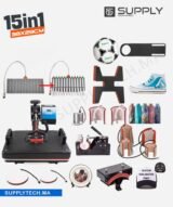 Presse à Chaud 38x29 cm 15 en 1 Multifonctions