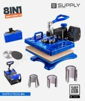 Presse à Chaud 38x29 cm 8 en 1 Multifonctions – FreeSUB P8100