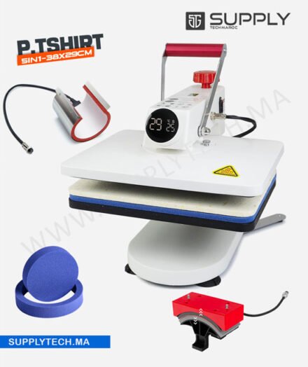 Presse à Chaud  38x29 cm 5 en 1 Multifonctions Freesub – Modèle F910-5