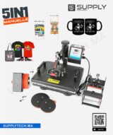 presse à chaud 5 en 1 plateau : 38 x 29cm Multifonctions