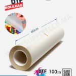 Film PET DTF – Rouleau 60 cm x 100 m – Finition Mate pour Impression DTF