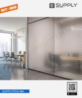 Film à Motif bandes dépolies de 45 mm- INT 245 | 152 cm de large – Rouleaux de 5 à 30 m – Image 2