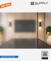 Film à Motif bandes dépolies de 13 mm - INT 213 | 152 cm de large – Rouleaux de 5 à 30 m