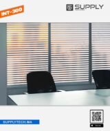 Film à Motif bandes dépolies de 45 mm- INT 245 | 152 cm de large – Rouleaux de 5 à 30 m