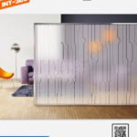 Film à Motif dépoli à lignes transparentes - INT300 | 152 cm de large – Rouleaux de 5 à 30 m