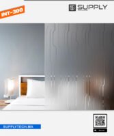 Film à Motif dépoli à lignes transparentes - INT300 | 152 cm de large – Rouleaux de 5 à 30 m – Image 5