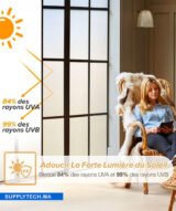 Film Adhésif sablé Effet Verre Dépoli plein - INT 256 | 152 cm de large – Rouleaux de 5 à 50 m – Image 2