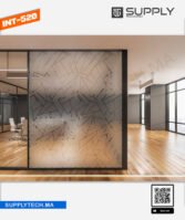 Film dépoli à Motif effet verre brisé -INT 520 | 152 cm de large – Rouleaux de 5 à 30 m