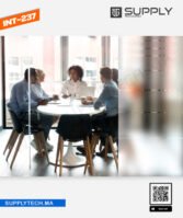 Film à Motif bande dépolies dégressives - INT 237 | 152 cm de large – Rouleaux de 5 à 30 m