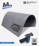 Caoutchouc Grise A4 – 20x30 cm, Spécial Fabrication de Tampons et Cachets