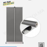Film pour impression Roll-Up PET Blanc Dos Gris - 320 g/m² | 914 mm x 50 m