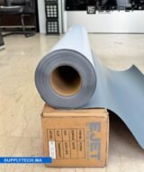 Film pour impression Roll-Up PET Blanc Dos Gris - 320 g/m² | 914 mm x 50 m – Image 2