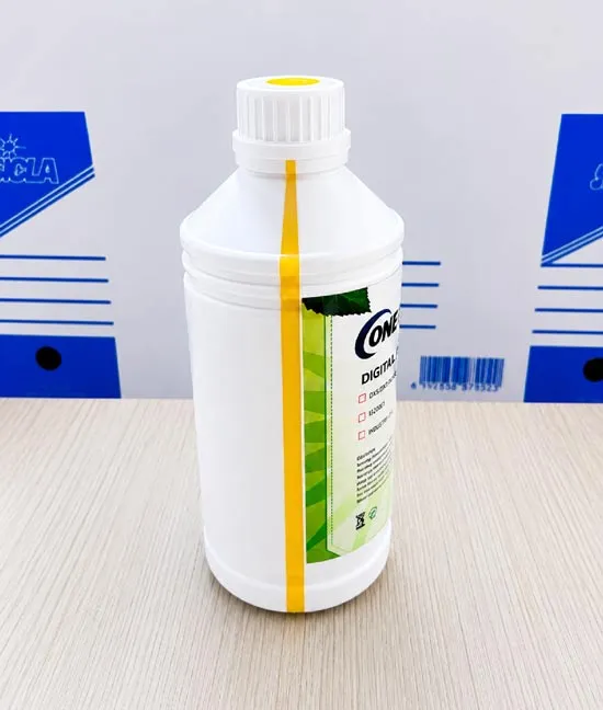 Encre Jaune (Y)  DTF Compatible XP600 & i3200 Pigment - Bouteille / 1L – Image 2