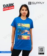 Papier de Transfert laser FOREVER – (A3) Pour textiles noirs et colorés – Image 2