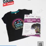Papier Transfert Jet d'Encre A4 pour Textiles Foncés – PaperJet Dark (SIHL)