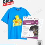 Papier Transfert Jet d'Encre A3 pour Textiles Foncés – PaperJet Dark (SIHL)