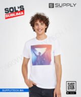 Tee-shirt unisexe col rond pour la sublimation - SUBLIMA sol's