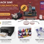 Pack de Sublimation N°2– Presse à Chaud 5 en 1 standard (29×38 cm) + Epson L3211