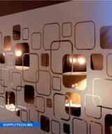 Film à Motif carrés géométrique - INT 468 | 152 cm de large – Rouleaux de 5 à 30 m – Image 4