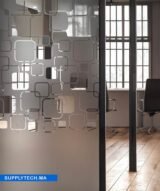 Film à Motif carrés géométrique - INT 468 | 152 cm de large – Rouleaux de 5 à 30 m – Image 2