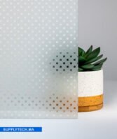 Film à Motif dépoli à carrés transparents de 20 mm - INT 468 | 152 cm de large – Rouleaux de 5 à 30 m – Image 5