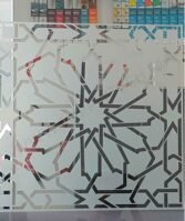 Film à Motif Dépoli à Rosaces Inspiration Palais Oriental - INT 480 | 152 cm de large – Rouleaux de 5 à 30 m – Image 4