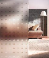 Film à Motif dépoli à carrés transparents de 10 mm- INT 460 | 152 cm de large – Rouleaux de 5 à 30 m – Image 4