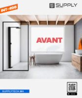 Film à Motif dépoli à carrés transparents de 10 mm- INT 460 | 152 cm de large – Rouleaux de 5 à 30 m – Image 2