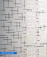 Film à Motif dépoli à lignes croisées - INT 490 | 152 cm de large – Rouleaux de 5 à 30 m – Image 3