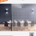 Film à Motif carrés dépolis de 45 mm - INT 450 | 152 cm de large – Rouleaux de 5 à 30 m