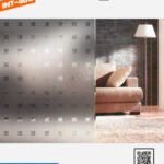 Film à Motif dépoli à carrés transparents de 10 mm- INT 460 | 152 cm de large – Rouleaux de 5 à 30 m