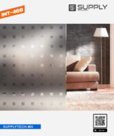 Film à Motif dépoli à carrés transparents de 10 mm- INT 460 | 152 cm de large – Rouleaux de 5 à 30 m