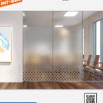 Film à Motif bandes de losanges dépolis - INT880 | 152 cm de large – Rouleaux de 5 à 30 m