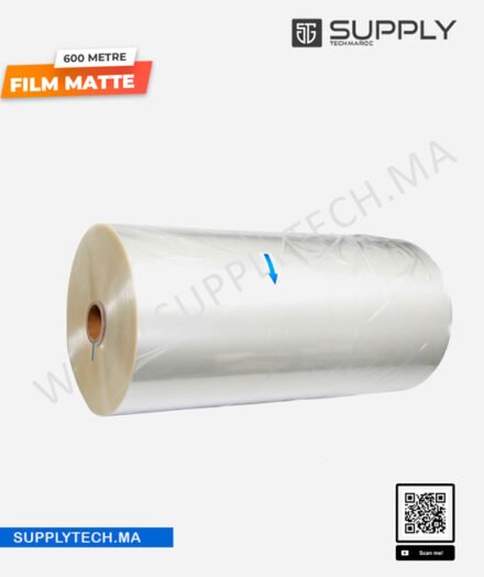 Rouleau de Film de Plastification Pelliculage à Chaud Mate - 33 cm x 600 m