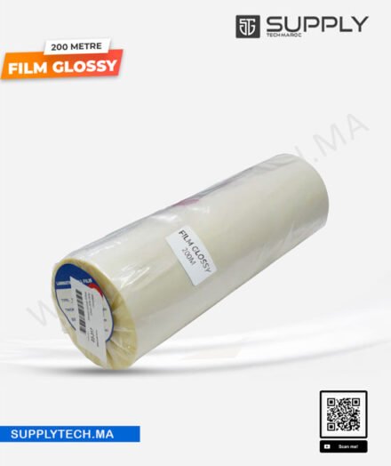Film de pelliculage brillant pour plastifieuses et laminateurs a chaud - 32 cm x 200 m