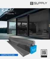 Film Teinté Noir pour Vitrages - Reflectiv 60210 | 152 cm de large – Rouleaux de 5 à 30 m