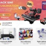Pack de Sublimation N°10– Presse à Chaud 5 en 1 FreeSub (29×38 cm) + Epson L121