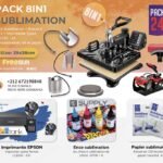 Pack de Sublimation N°24– Presse à Chaud 8 en 1 FreeSub (29×38 cm) + Epson L11050 A3