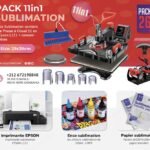 Pack de Sublimation N°26 – Presse à Chaud 11 en 1 FreeSub (29×38 cm) + Epson L121