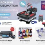 Pack de Sublimation N°15– Presse à Chaud 5 en 1 FreeSub (40×40 cm) + Epson L8050 A4