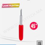 Lame de découpe 45° standard pour machine de decoupe ( Plotter )  – Manche rouge