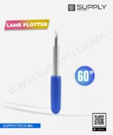 Lame de découpe 60° pour machine de decoupe - matériaux épais  – Manche bleu