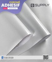 Vinyle Adhésif Chromé Pailleté - Finition Brillante - Marque E-JET – Image 2