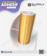 Vinyle Adhésif Doré Brillant – Marque E-JET – Rouleau de 50m x 60cm – Image 3