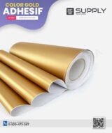 Vinyle Adhésif Doré Brillant – Marque E-JET – Rouleau de 50m x 60cm – Image 5