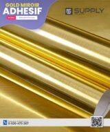 Vinyle Adhésif Doré Effet Miroir | Marque E-JET – 60 cm x 50 m – Image 12