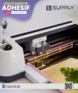 Vinyle Adhésif Doré Effet Miroir | Marque E-JET – 60 cm x 50 m – Image 3