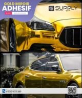 Vinyle Adhésif Doré Effet Miroir | Marque E-JET – 60 cm x 50 m – Image 8